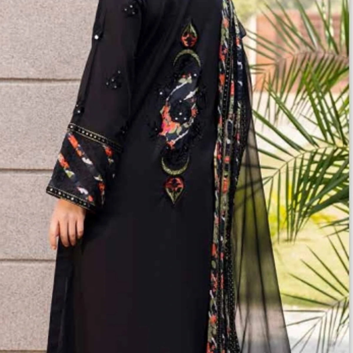 Most demanding Pakistani collection swiss miss Full Set Colour Guarantee-Black Colour WM027